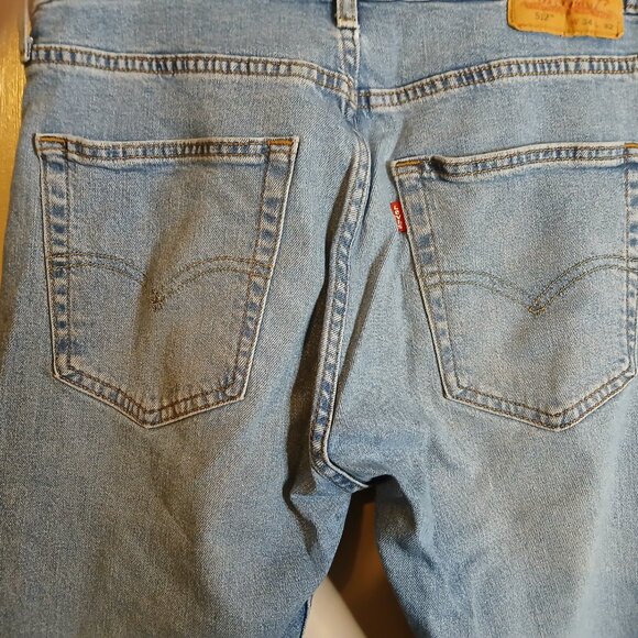 Levi Strauss & Co. Blue Jeans 512 34x32 Tapered Legs (0297A7) - Picture 5 of 9